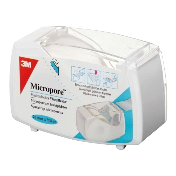 3M MICROPORETM MICROPOROUS SPARADRAP 25 MM X 914 M