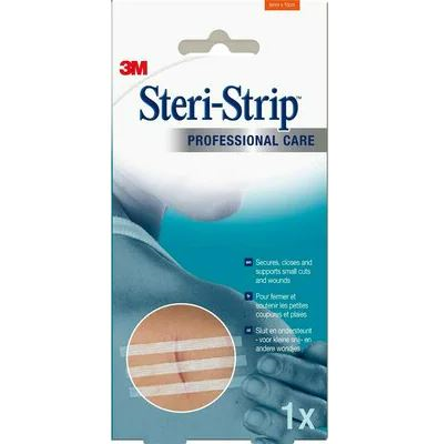 3M STERI STRIP STERILE ADHESIVE SKIN SUTURES WITH REINFORCED MICROPOROUS SUPPORT 6X100MM