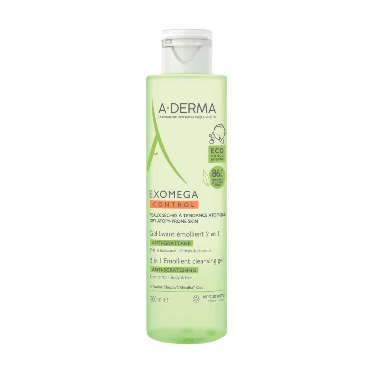 A DERMA EXOMEGA EMOLLENT WASHING GEL 200ML
