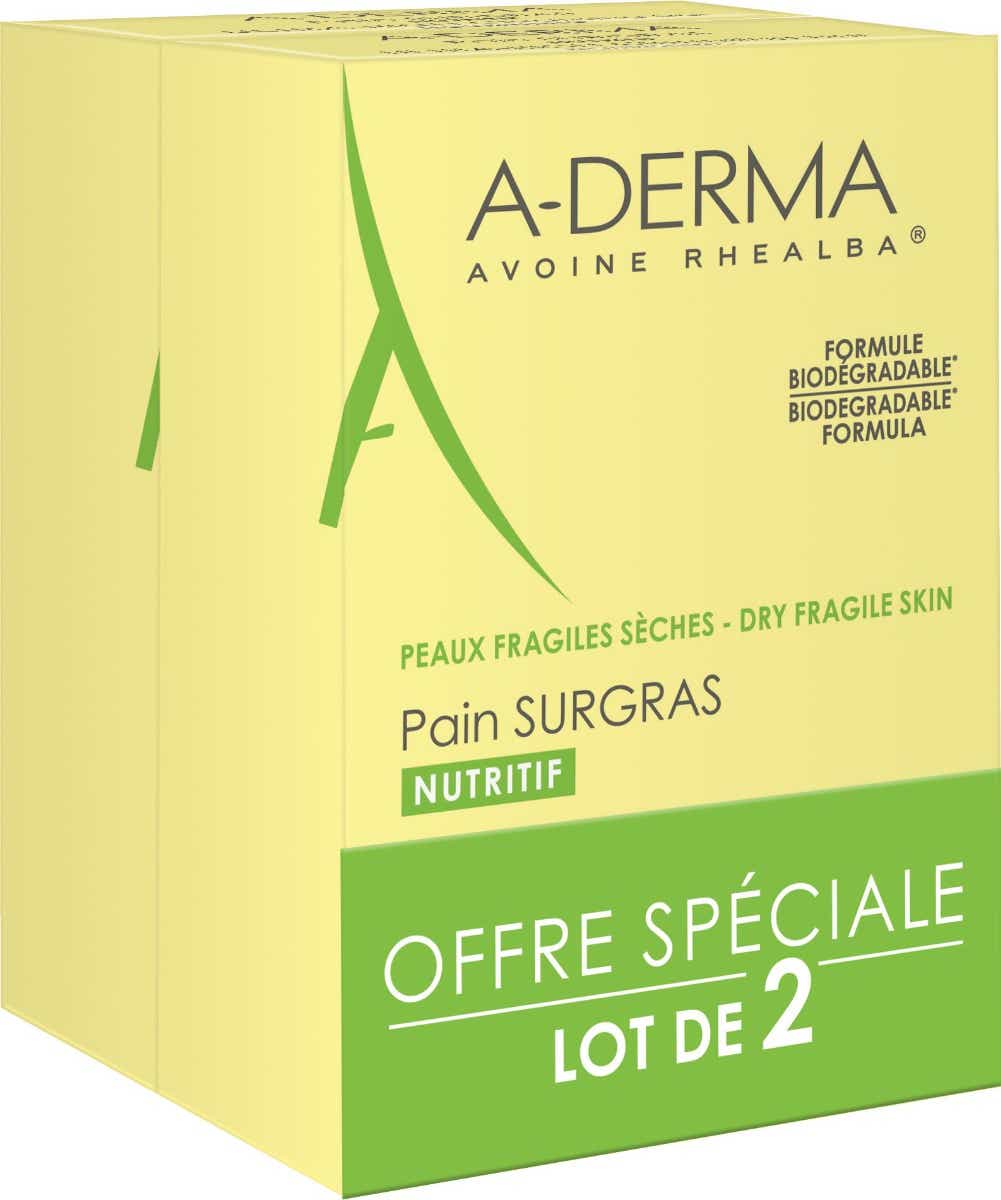 A DERMA THE ESSENTIALS NUTRITIOUS SURFAT BREAD 2 BOXES OF 100G