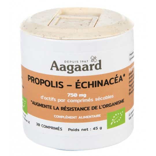 AAGAARD ​​PROPOLIS ECHINACEA 750MG 30 TABLETS