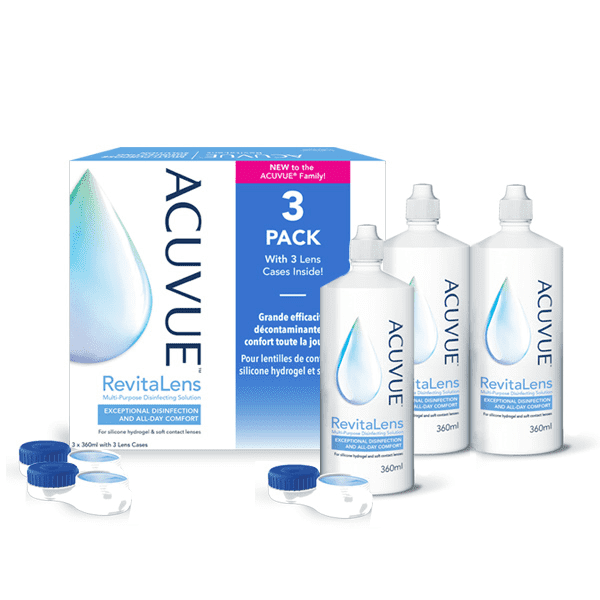 ACUVUE REVITALENS SOLUTION FOR LENS 3X360ML