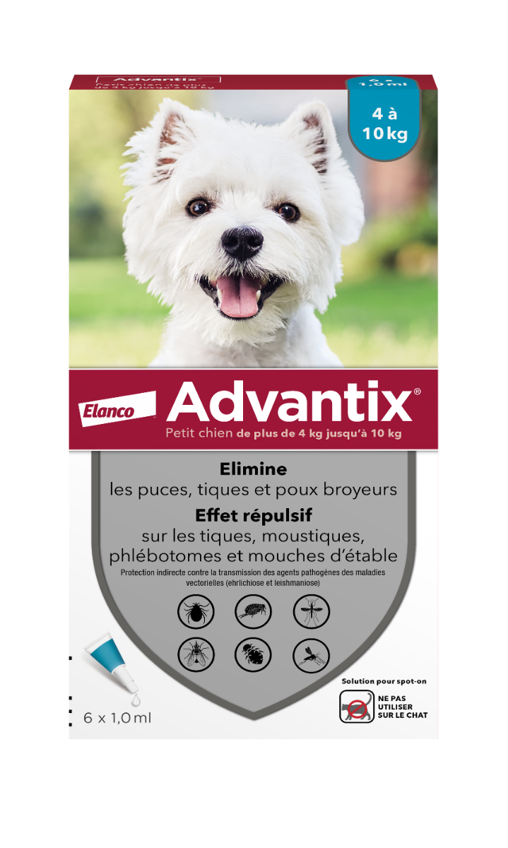 ADVANTIX ADVANTIX EXTERNAL ANTI-PARASITIC SMALL DOG ​​6 PIPETTES HTML