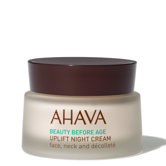 AHAVA BEAUTY BEFORE AGE LIFTING NIGHT CREAM FACE NECK DECOLLETE ALL SKIN TYPES 50ML