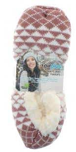 AIR PLUS ALOE CABIN MOISTURIZING SLIPPERS DIAMOND MAUVE SIZE 36 41 1 PAIR