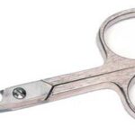 ALTESSE PROFESSIONAL STRAIGHT NAIL SCISSORS IN SHINY STEEL 9 5CM