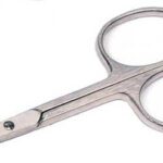 ALTESSE PROFESSIONAL SCISSORS FOR CURVED CUTICLES IN BRILLIANT STEEL CURVED 9 5CM