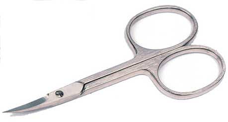 ALTESSE PROFESSIONAL SCISSORS FOR CURVED CUTICLES IN BRILLIANT STEEL CURVED 9 5CM