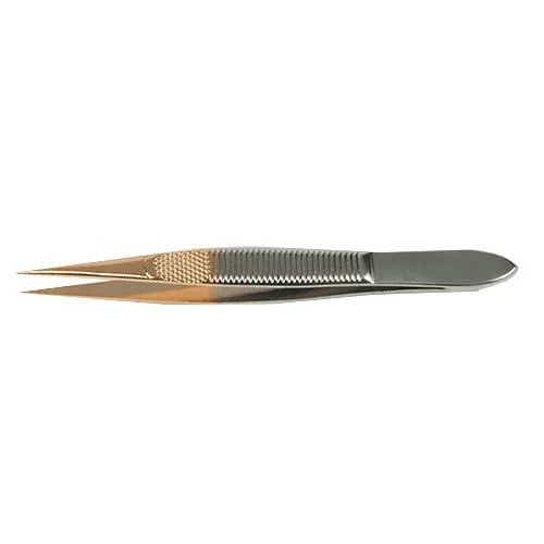 ALTESSE PROFESSIONAL BRUSHED STAINLESS STEEL SPLINTER FORCEPS 9CM