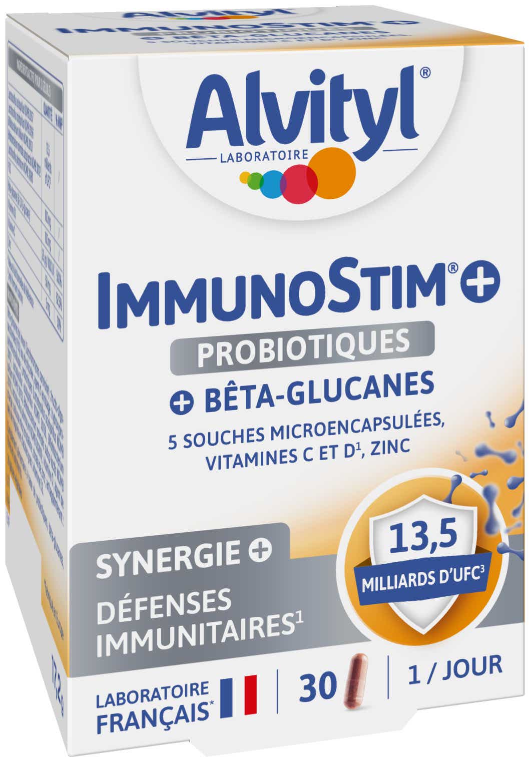 ALVITYL IMMUNOSTIM IMMUNE DEFENSE PROBIOTICS 30 VEGETABLE CAPSULES