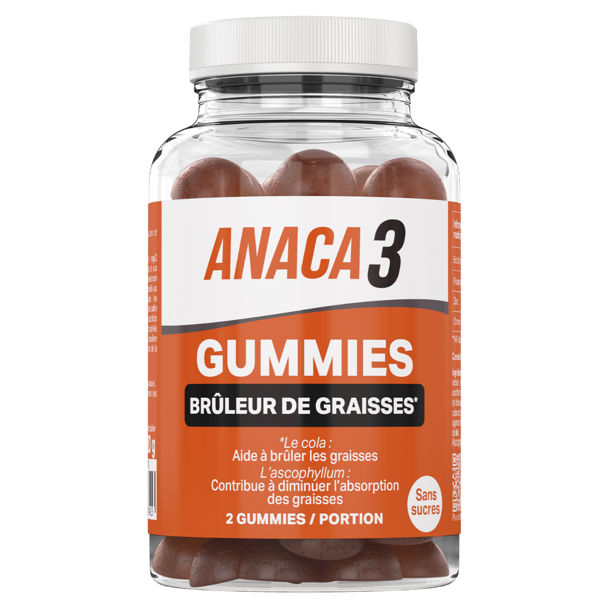 ANACA3 FAT BURNER 60 SUGAR-FREE GUMMIES