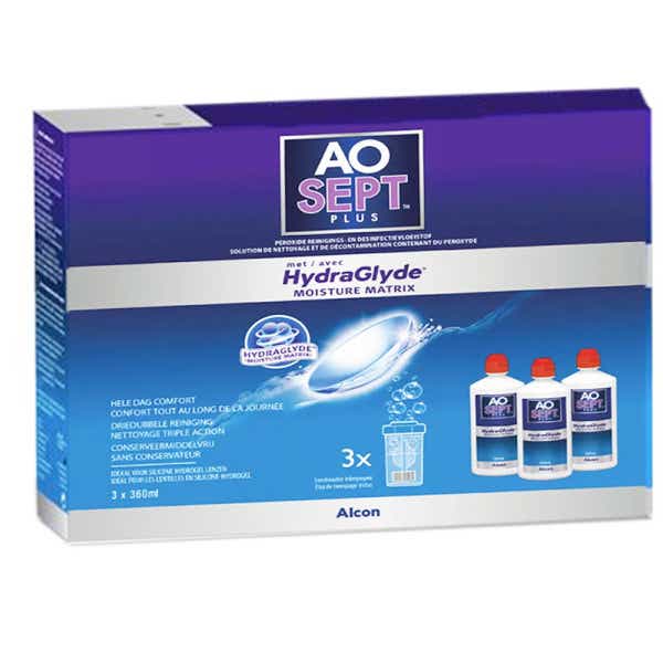 AOSEPT PLUS HYDRAGLYDE 3X 360ML