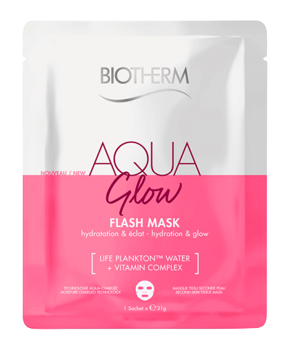 AQUA GLOW CLOTH MASK CONCENTRATED IN VITAMINS C DRY SKIN 31G