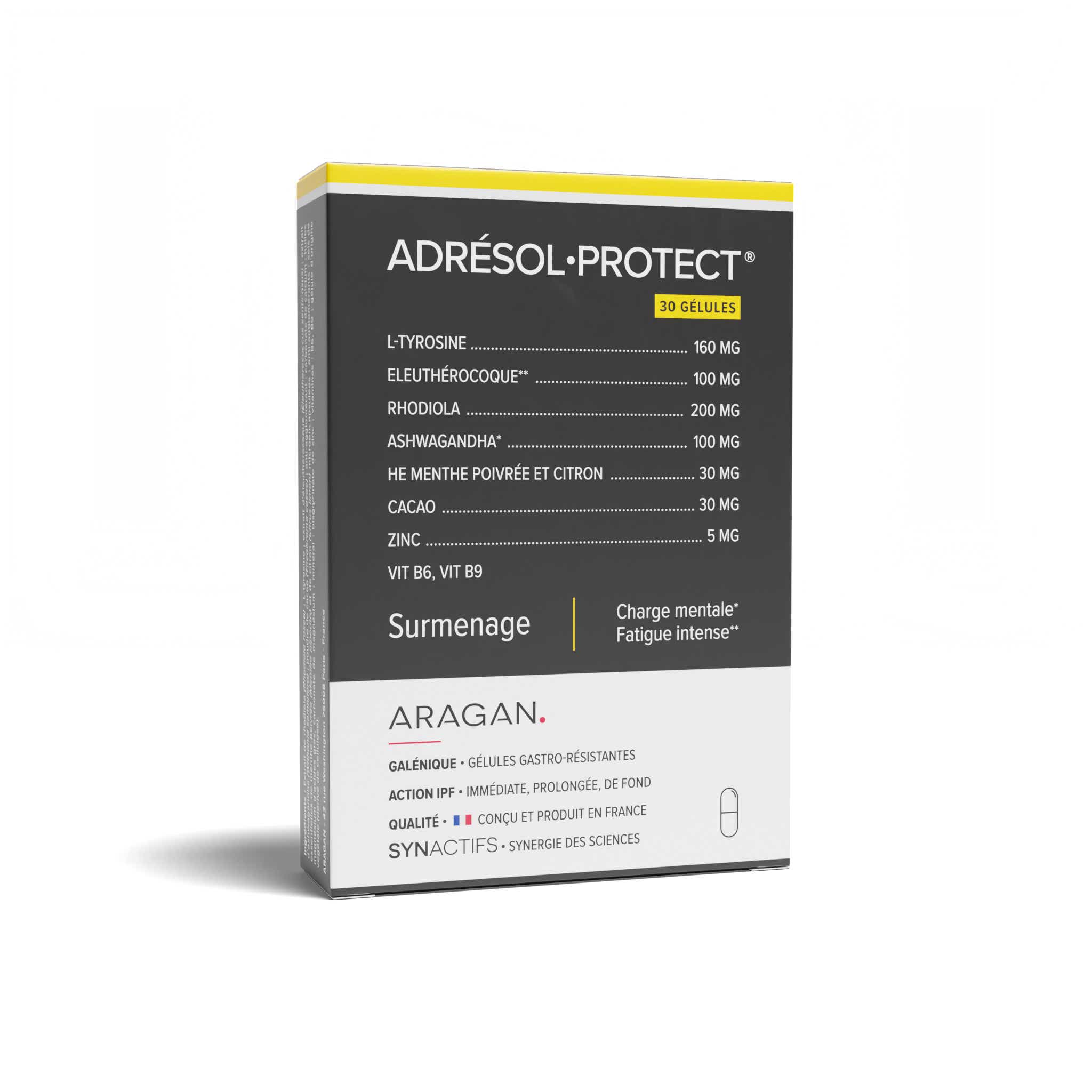 ARAGAN ADRESOL PROTECT OVERWORK AND STRESS 30 CAPSULES