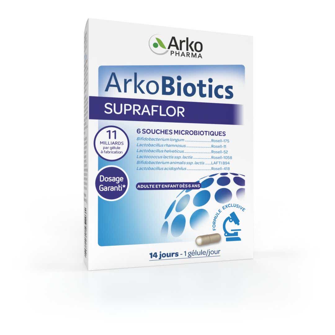 ARKOPHARMA ARKOBIOTICS SUPRAFLOR 14 CAPSULES