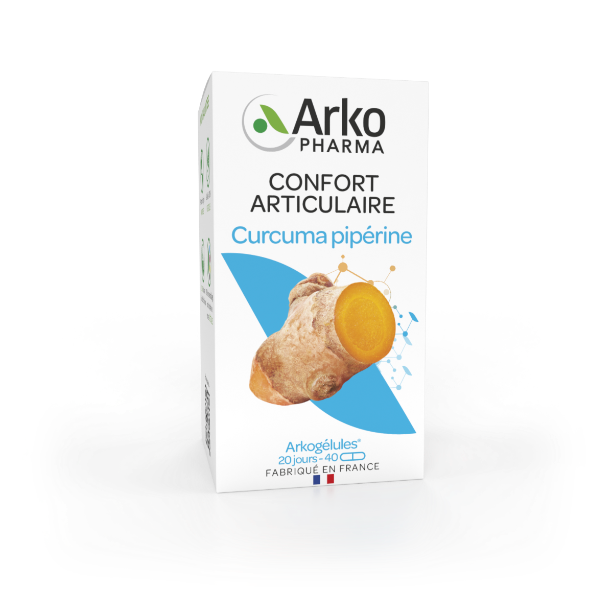 ARKOPHARMA ARKOCAPS ORGANIC TURMERIC PIPERINE 40 CAPSULES