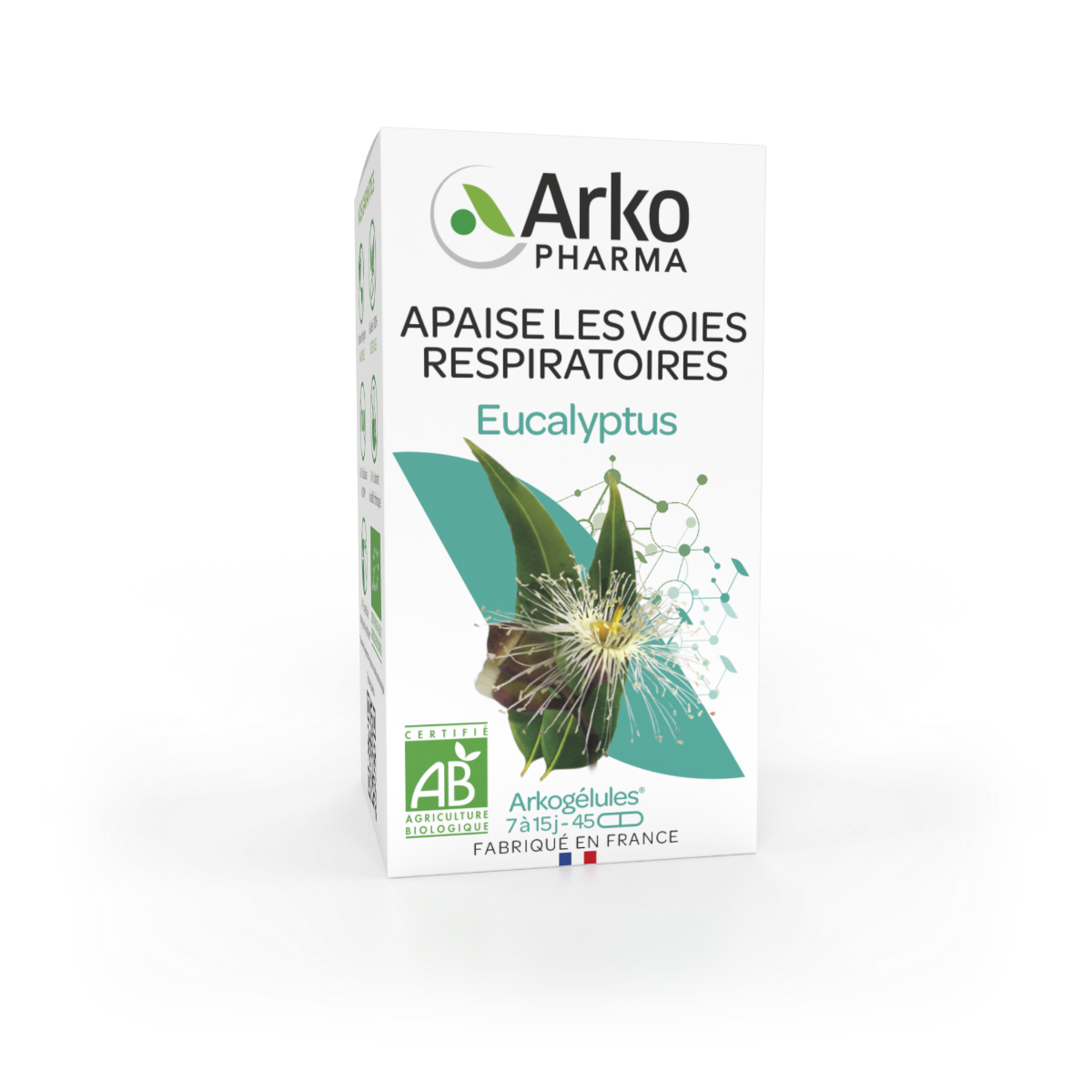 ARKOPHARMA ARKOCAPS ORGANIC EUCALYPTUS 45 CAPSULES