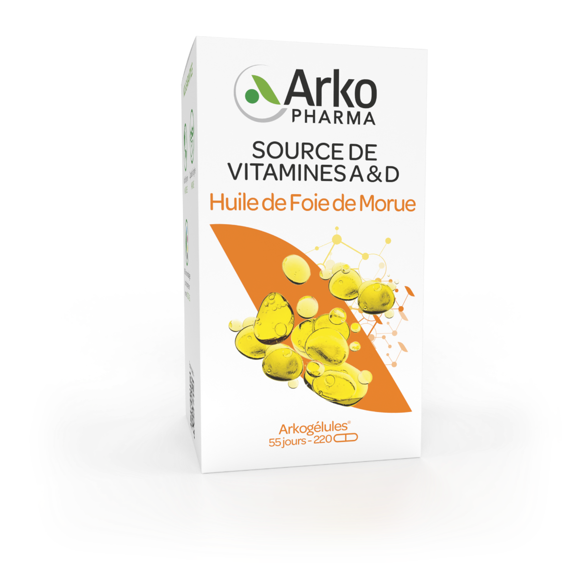 ARKOPHARMA ARKOCAPS COD LIVER OIL 220 CAPSULES