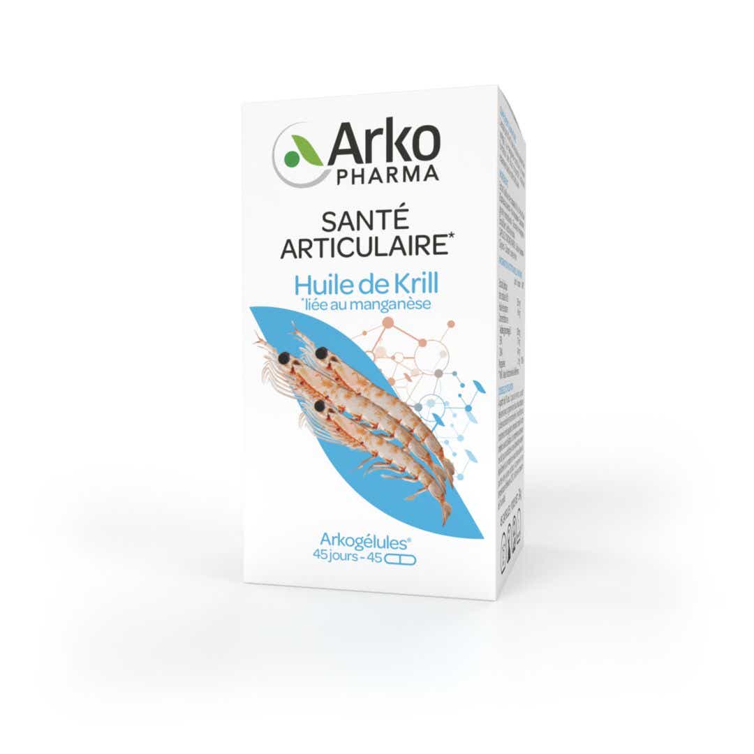ARKOPHARMA ARKOCAPS KRILL OIL AND MANGANESE 45 CAPSULES