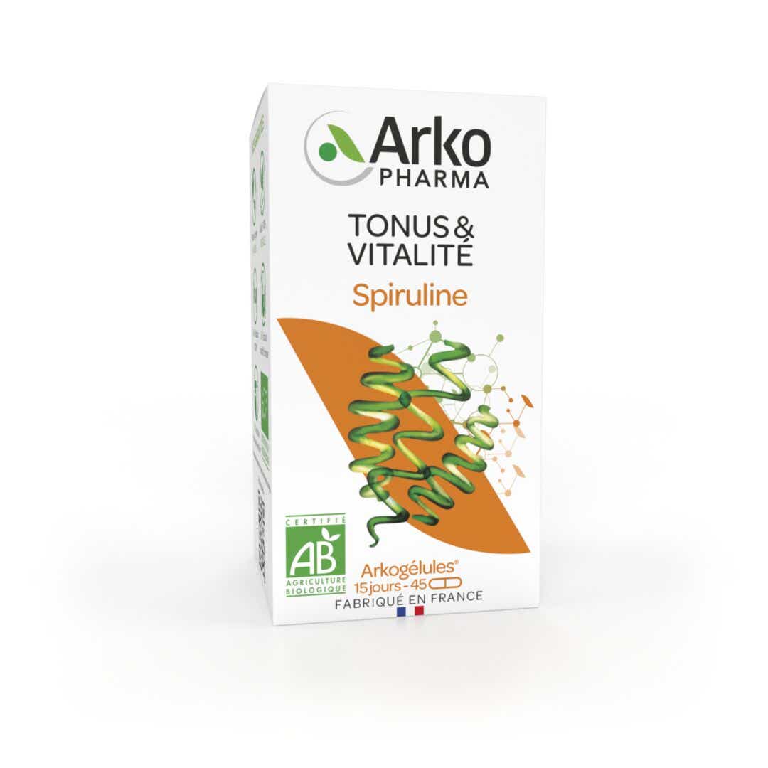 ARKOPHARMA ARKOCAPS ORGANIC SPIRULINA 45 CAPSULES