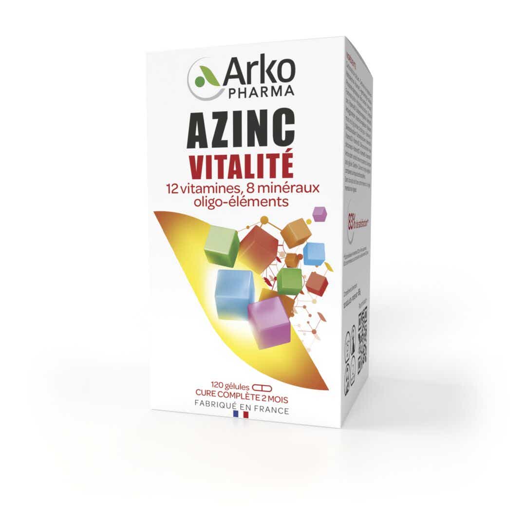 ARKOPHARMA AZINC VITALITY ADULTS 120 CAPSULES