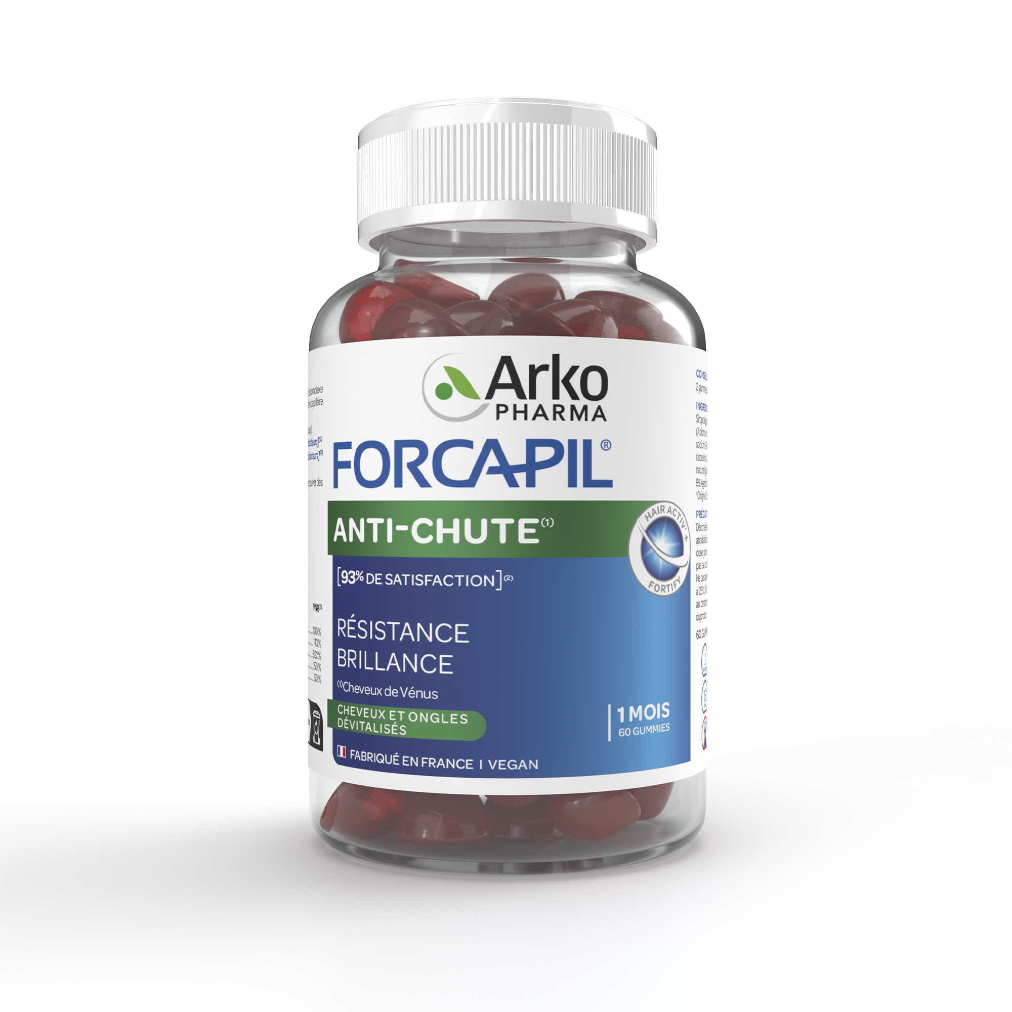 ARKOPHARMA FORCAPIL ANTI HAIR FALL 60 GUMMIES