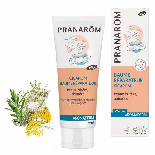 AROMADERM CICAROM ORGANIC REPAIR BALM FOR IRRITATED AND DAMAGED SKIN 40ML