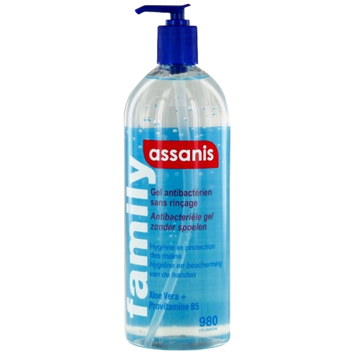 ASSANIS FAMILY ANTIBACTERIAL GEL WITHOUT RINSE 980ML