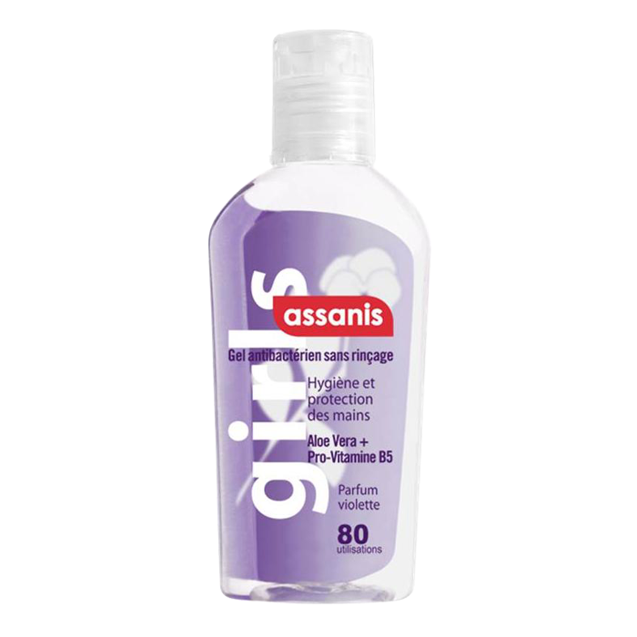 ASSANIS LEAVE-IN ANTIBACTERIAL GEL VIOLET SCENT 80ML