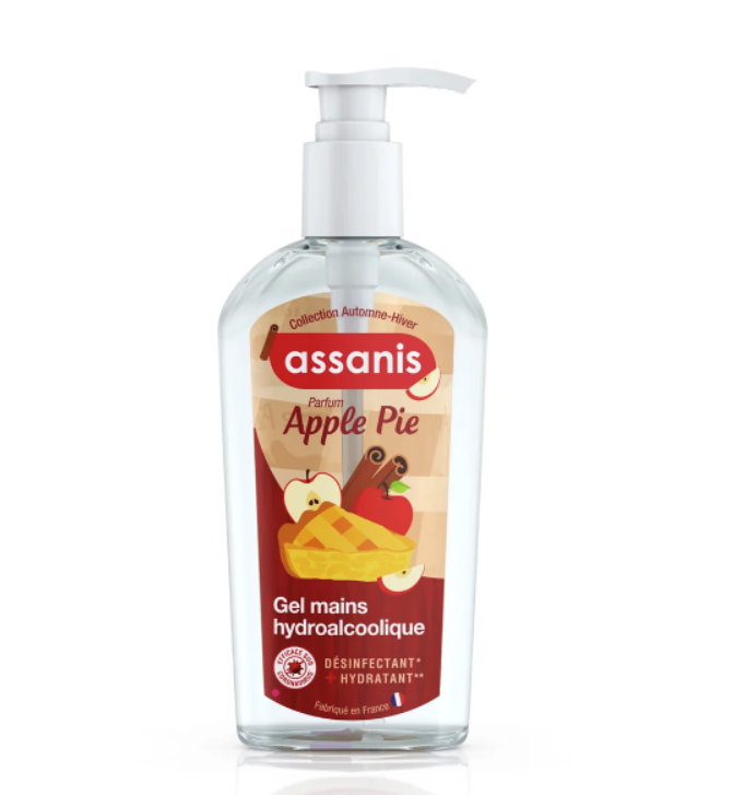ASSANIS HYDROALCOHOLIC HAND GEL APPLE PIE SCENT 250ML
