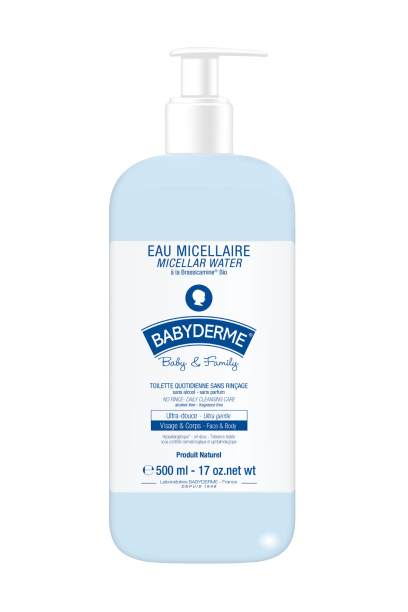 BABYDERME BABY FAMILY MICELLAR WATER 500ML