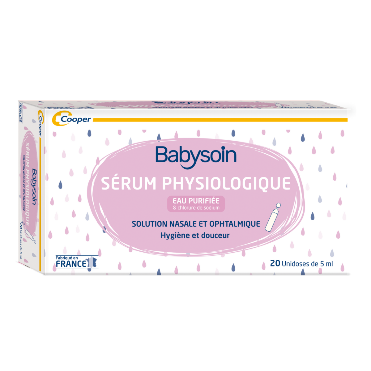 BABYSOIN PHYSIOLOGICAL SERUM 20 SINGLE DOSE OF 5ML
