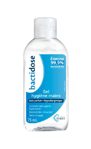BACTIDOSE HYDRO-ALCOHOLIC GEL 75ML 18532