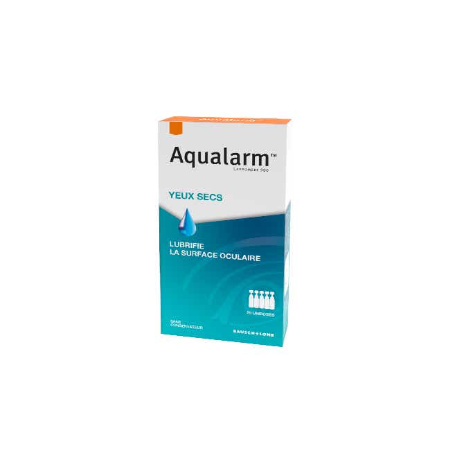 BAUSCH LOMB AQUALARM LUBRICANT SOLUTION SINGLE DOSE 20