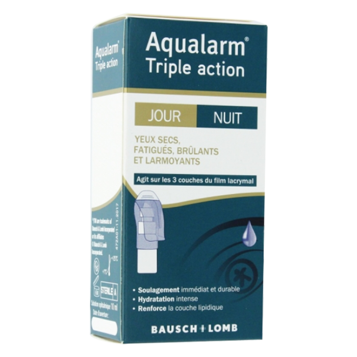BAUSCH LOMB AQUALARM TRIPLE ACTION 10ML