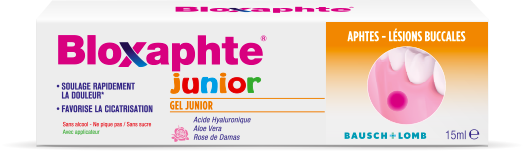 BAUSCH LOMB BLOXAPHTE ALCOHOL-FREE JUNIOR APHTA GEL 10 ML