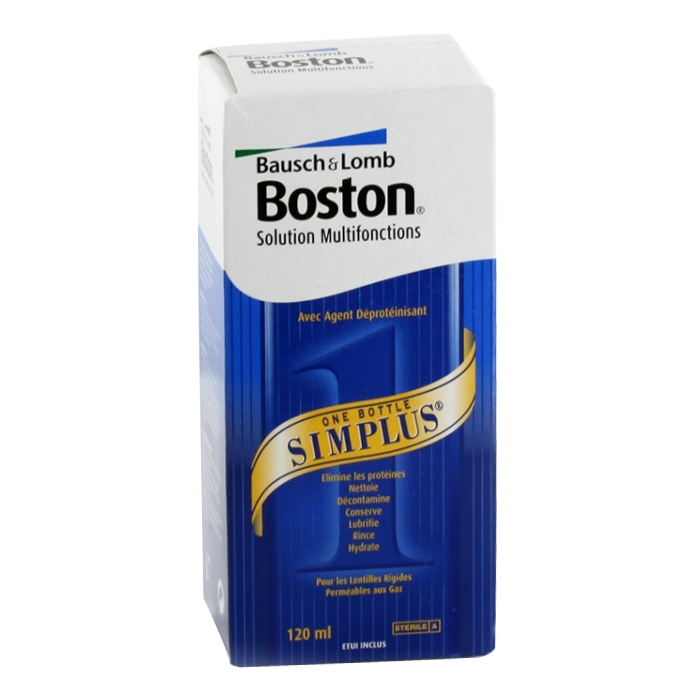 BAUSCH LOMB BOSTON SIMPLUS MULTIFUNCTION SOLUTION 120ML
