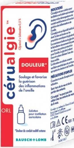BAUSCH LOMB CERUALGIA PAIN EAR SOLUTION 7G