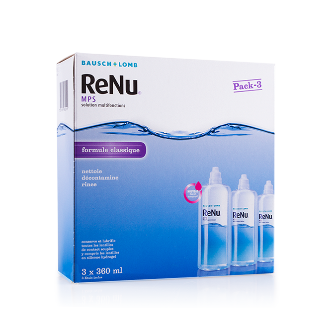 BAUSCH LOMB RENU MPS ECO PACK 3X360 1080ML