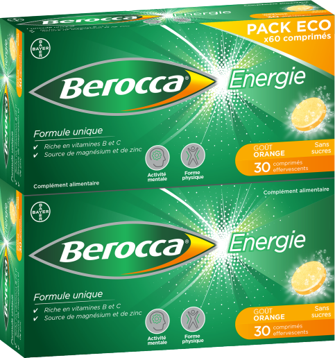 BAYER BEROCCA ENERGIE 2 X 30 EFFERVESCENT TABLETS