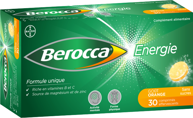 BAYER BEROCCA ENERGIE 30 EFFERVESCENT TABLETS