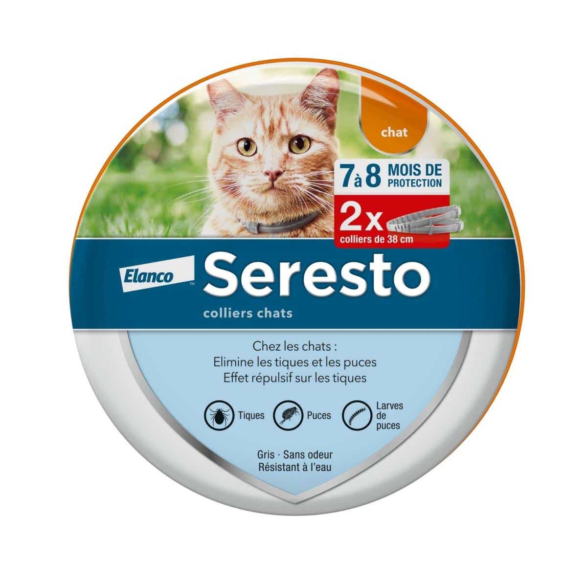 BAYER SERESTO ANTI-PARASITIC CAT COLLAR 2 UNITS
