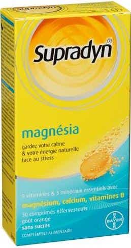 BAYER SUPRADYN MAGNESIA 30 EFFERVESCENT TABLETS