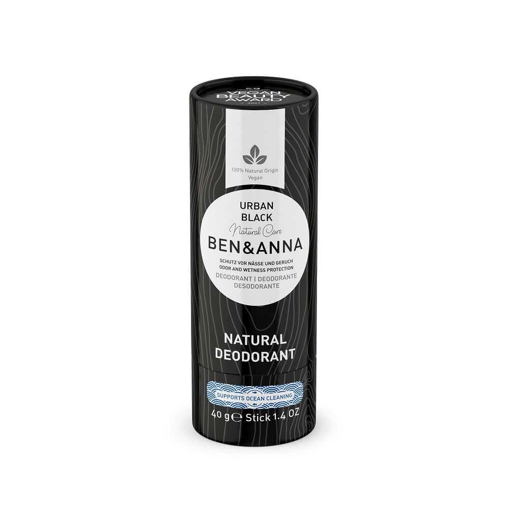 BEN ANNA URBAN BLACK NATURAL DEODORANT STICK 40G