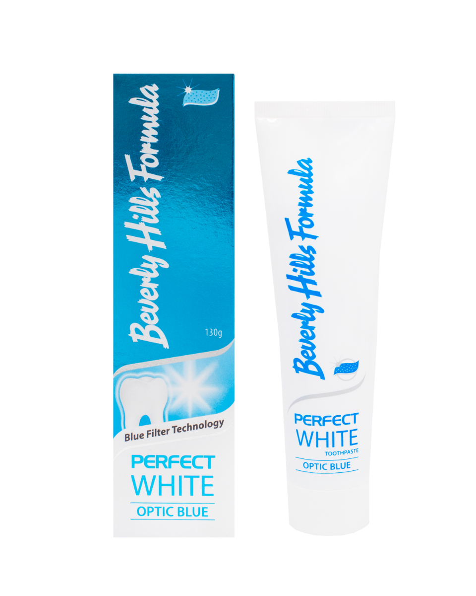 BEVERLY HILLS FORMULA PERFECT WHITE OPTIC BLUE WHITENING TOOTHPASTE 100ML