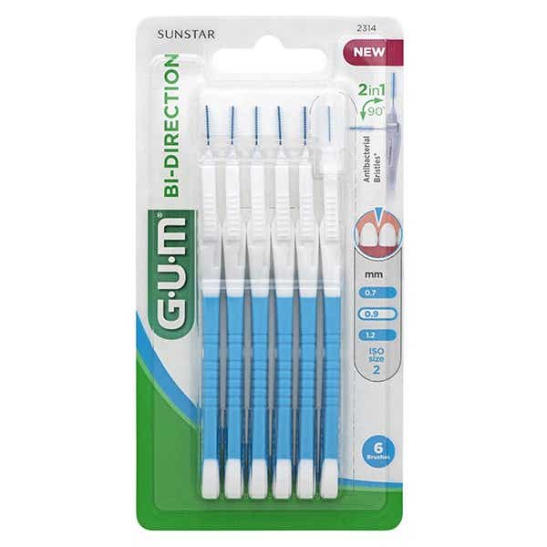BI DIRECTION INTERDENTAL BRUSHES 2314 0 9MM 6UNITS