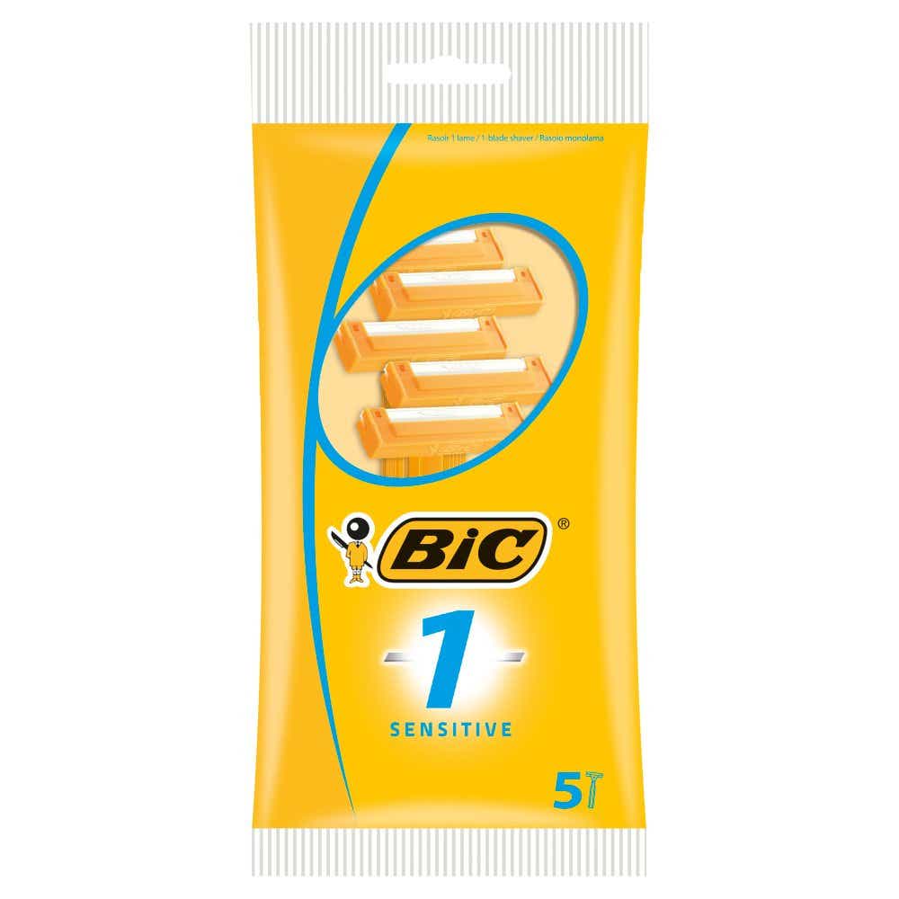 BIC SENSITIVE DISPOSABLE RAZORS 5 UNITS