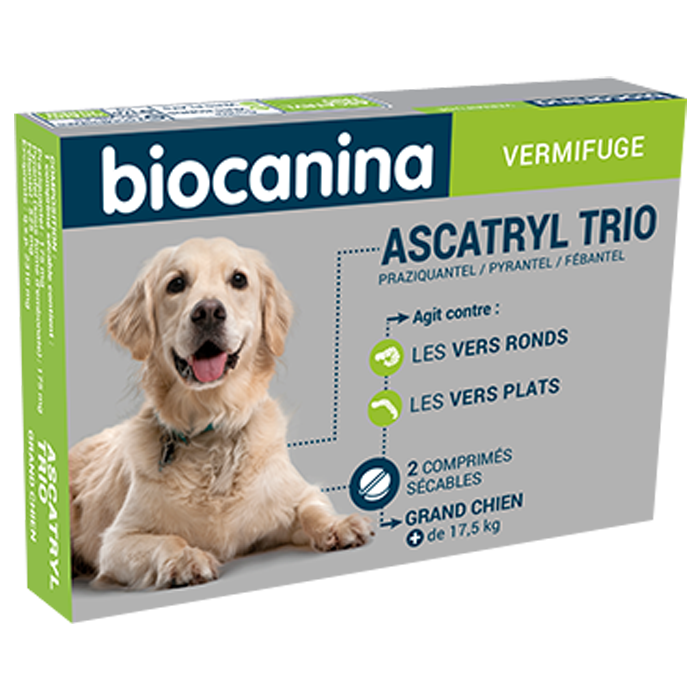 BIOCANINA ASCATRYL TRIO LARGE DOG 2 TABLETS