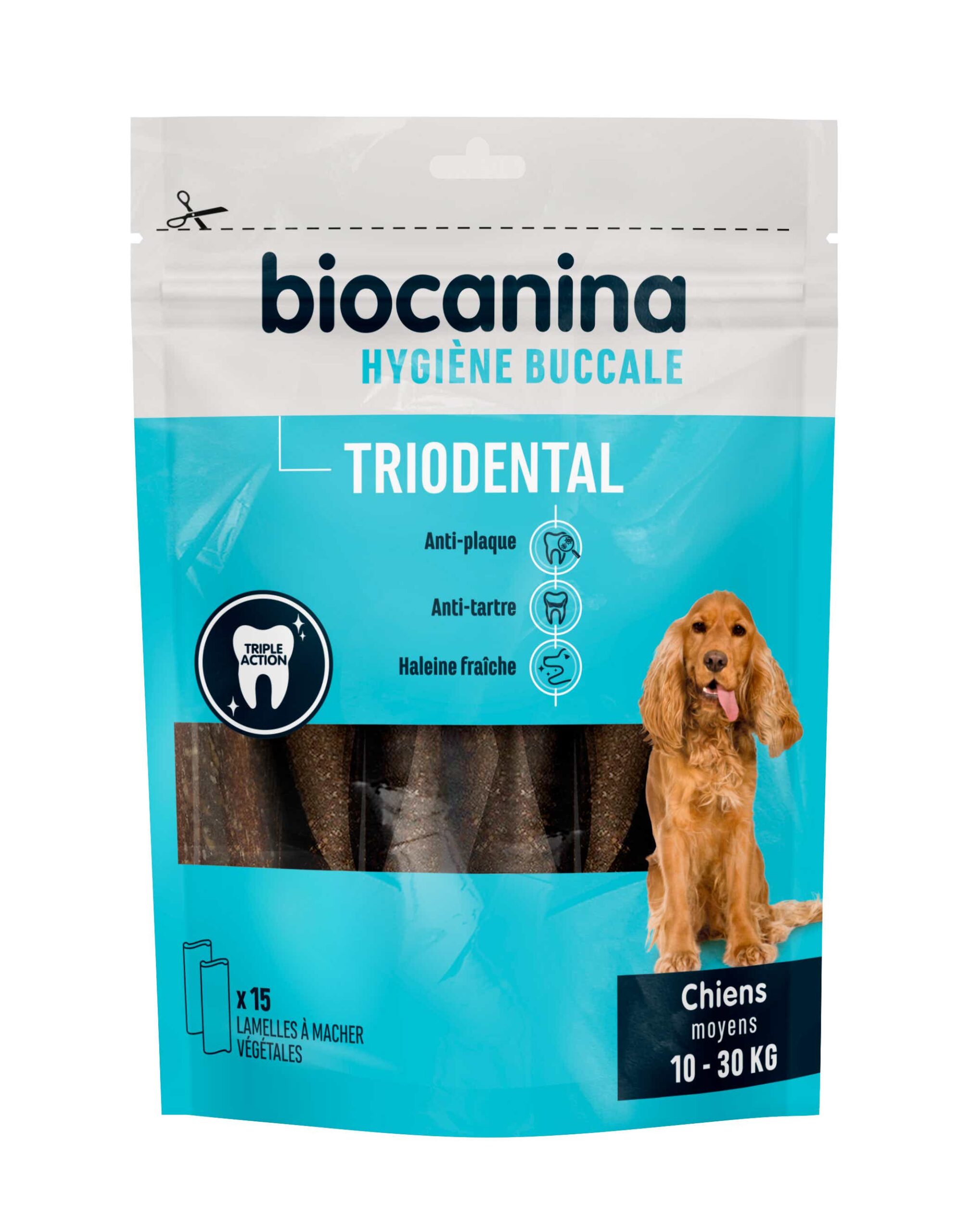 BIOCANINA TRIODENTAL MEDIUM DOGS FROM 10 TO 30KGS 15 SHELVES TO CHEW