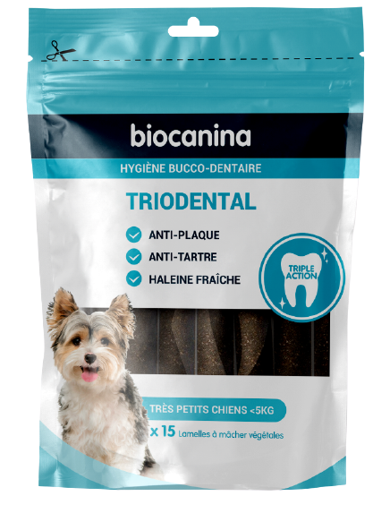 BIOCANINA TRIODENTAL VERY SMALL DOGS LESS THAN 5KGS 15 SHELVES TO CHEW